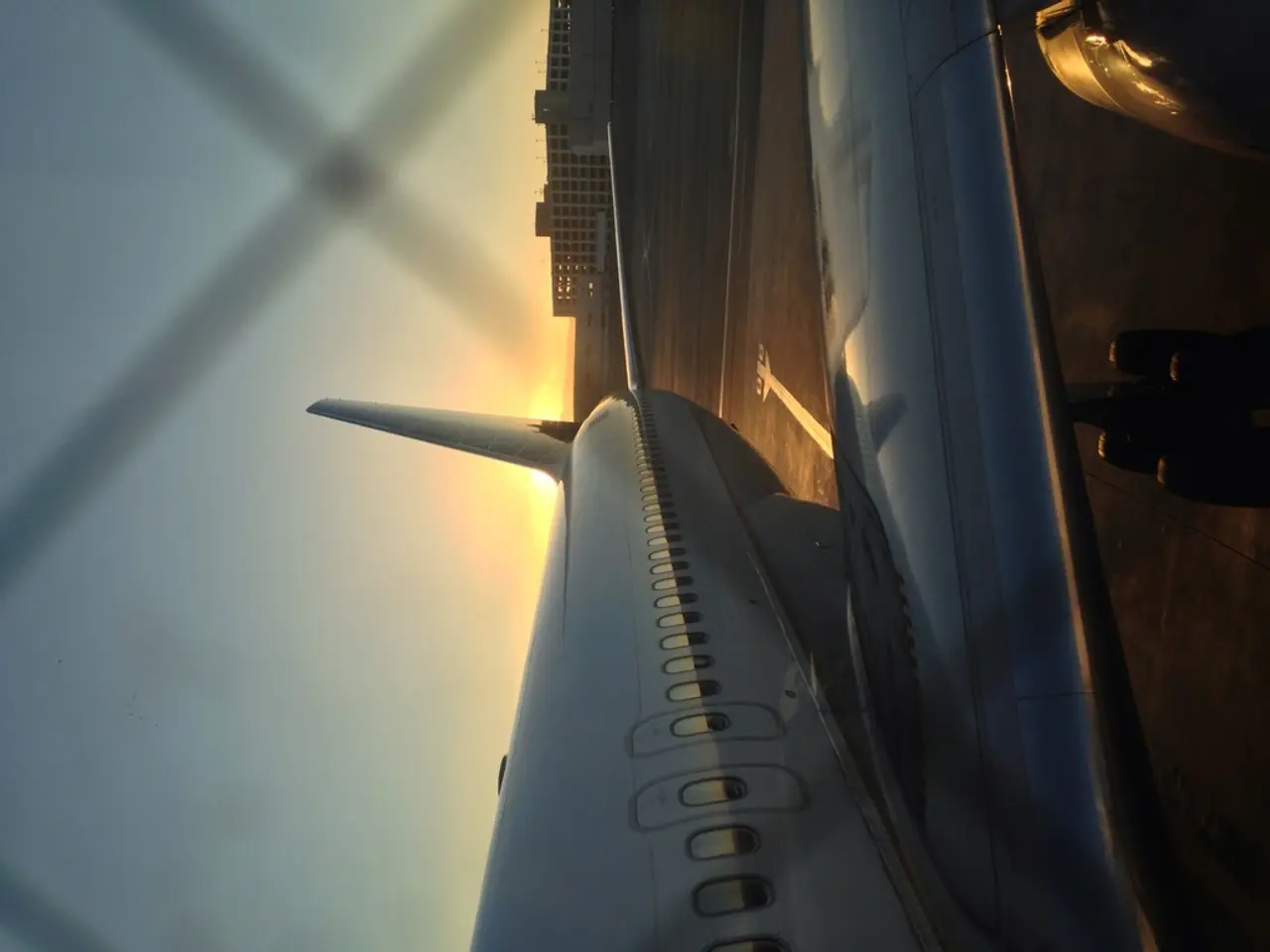 A Jordanian aircraft touched down in Frankfurt.