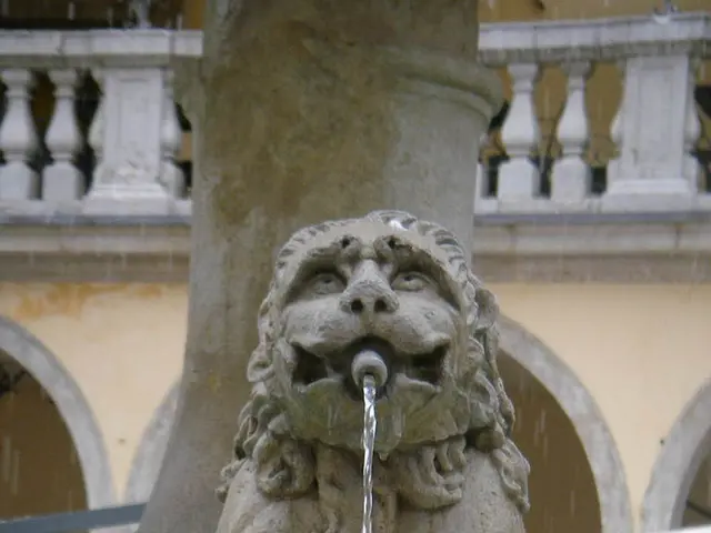 Rome's Spanish Steps Fountain Doubles as a Popular Water Dispense for Local Residents, Remaining...