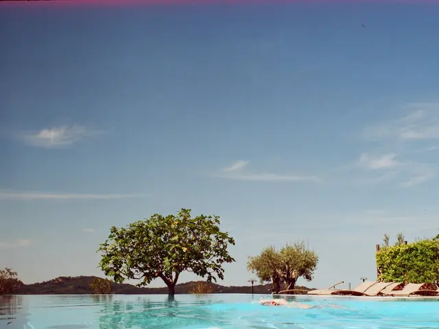 "Relaxation by the sea in an island setting accompanied by Bad Berg"